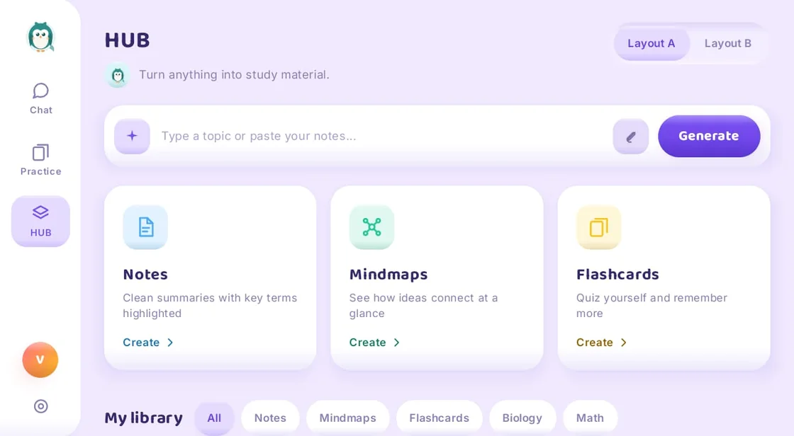 Munja AI Hub: turn anything into study material